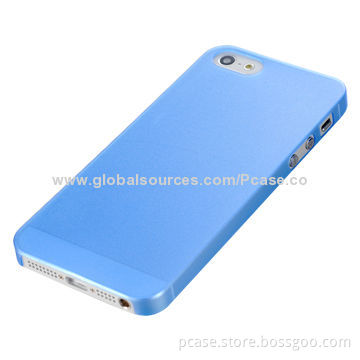 Super Thin PC Phone Case for iPhone 5 with 0.3mm Thickness, UV Rubber Coating